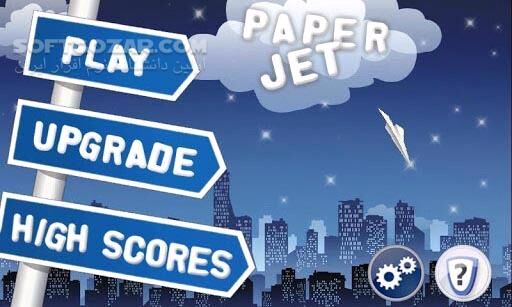 دانلود Paper Jet 1.6 for Android - دانلود بازی موشک کاغذی برای اندروید - سافت گذر