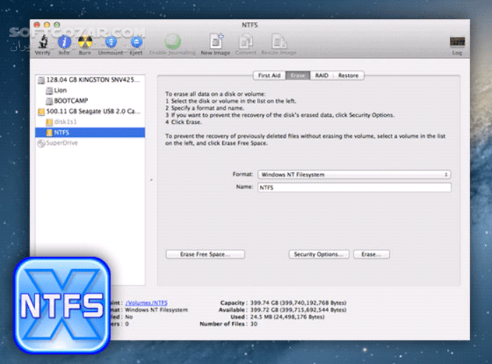 دانلود Paragon NTFS for Mac 15.5.106 - دانلود پاراگون ان تی اف سی برای مک - سافت گذر