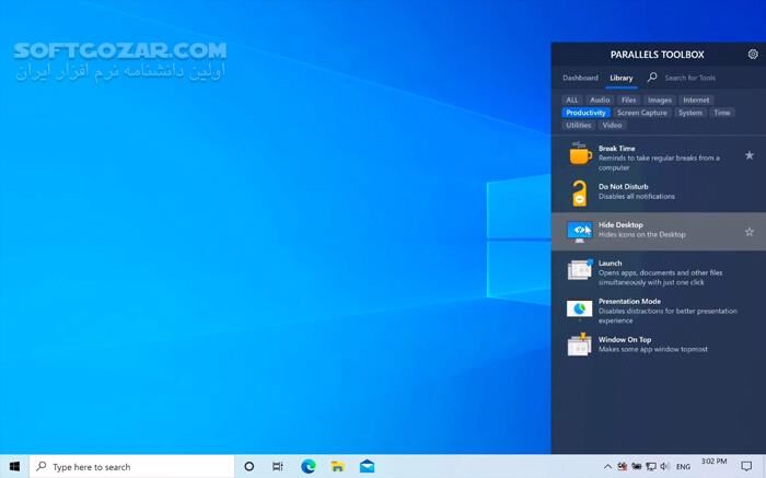 دانلود Parallels Toolbox Business 7.1.1.4366 - دانلود مجموعه ابزارهای مفید برای ویندوز - سافت گذر