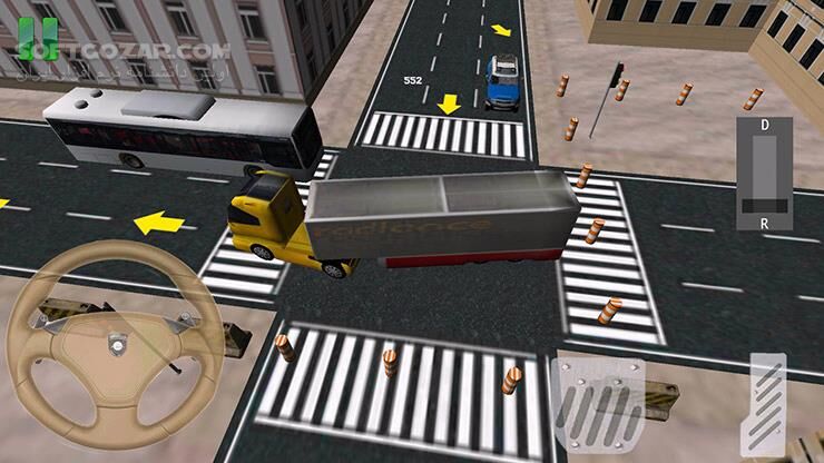 دانلود Parking Truck Deluxe 2.7 for Android - دانلود بازی پارک تریلی برای اندروید - سافت گذر