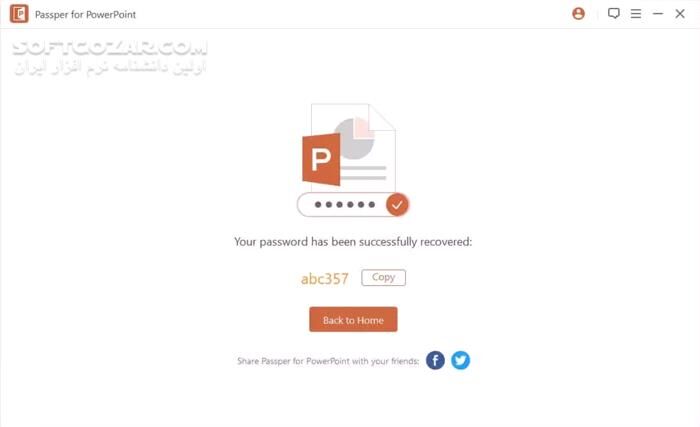 دانلود Passper for PowerPoint 4.0.3.1 - دانلود باز کردن قفل فایل های پاورپوینت - سافت گذر
