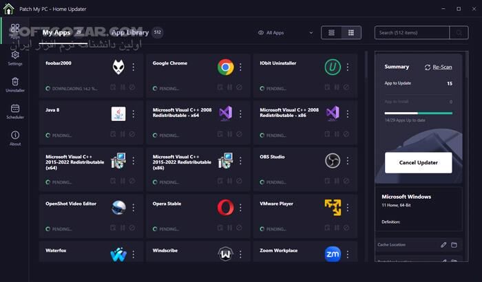 دانلود Patch My PC - Home Updater 5.4.0.0 - دانلود آپدیت خودکار برنامه‌های نصب شده در ویندوز - سافت گذر