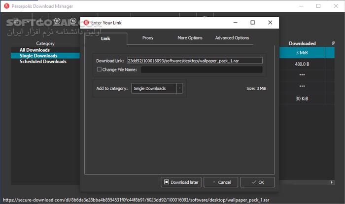 دانلود Persepolis Download Manager 5.2.0.0 - دانلود پرسپولیس دانلود منیجر - سافت گذر