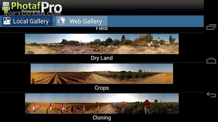 دانلود Photaf Panorama Pro 4.4.3 for Android +2.2 - دانلود ایجاد تصاویر پانوراما برای اندروید - سافت گذر