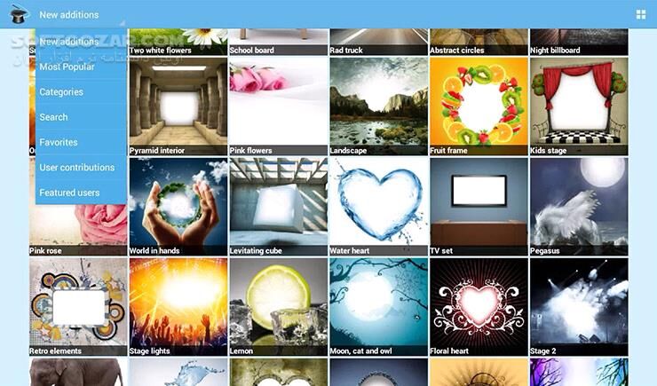 دانلود PhotoMontager Full 3.31 for Android +2.2 - دانلود قاب گذاری بر روی تصاویر برای اندروید - سافت گذر