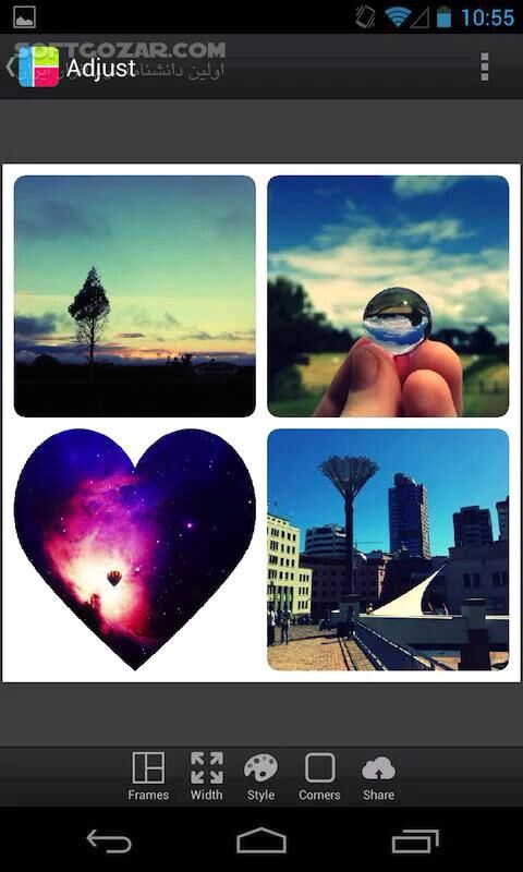 دانلود PicFrame 3.7.5 for Android +4.1 - دانلود قاب تصویر برای اندروید - سافت گذر