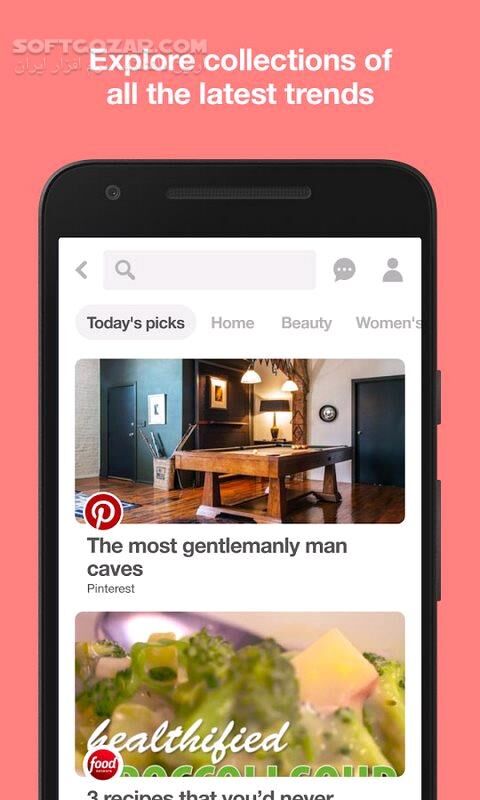 دانلود Pinterest 13.45.0 Final For Android +8.0 - دانلود پینترست برای اندروید - سافت گذر