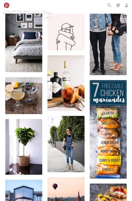 دانلود Pinterest 13.45.0 Final For Android +8.0 - دانلود پینترست برای اندروید - سافت گذر