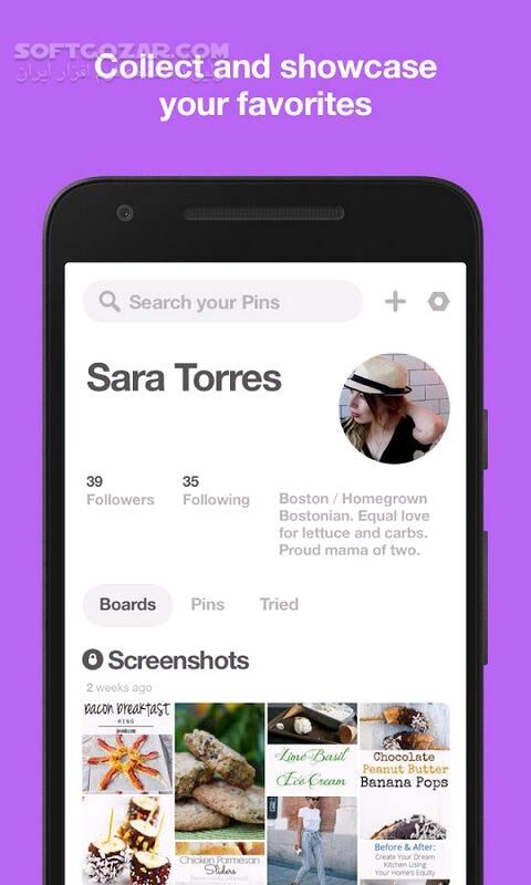 دانلود Pinterest 13.45.0 Final For Android +8.0 - دانلود پینترست برای اندروید - سافت گذر