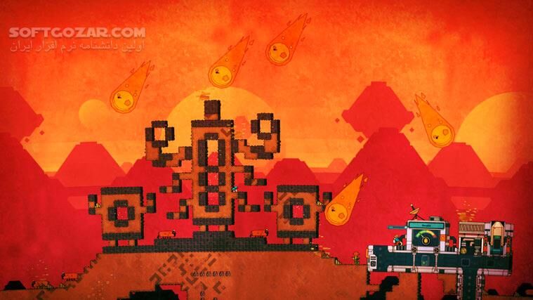 دانلود PixelJunk Nom Nom Galaxy - دانلود بازی اکشن - سافت گذر