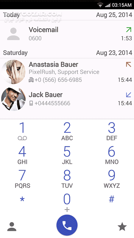 دانلود Pixel Phone Pro 4.3.0 for Android +2.1 - دانلود مدیریت دفترچه تلفن و شماره گیر برای اندروید - سافت گذر