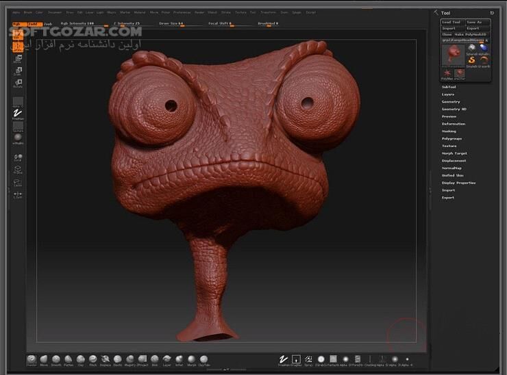 دانلود Pixologic ZBrush 2026.0.1 / 2025.3.0 / 2024.0.3 / 2023.1.1 / 2022.0.7 - دانلود ساخت انیمیشن 3 بعدی - سافت گذر