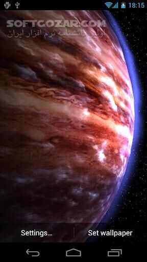 دانلود Planets Pack 2.5 for Android +2.1 - دانلود نمایش سیاره ها برای اندروید - سافت گذر