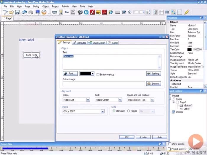 دانلود Pluralsight - AutoPlay Media Studio Fundamentals Part 1 - دانلود فیلم آموزش مهارت‌های بنیادی نرم‌افزار اُتوپلِی مِدیــا استودیو بخش 1 - سافت گذر