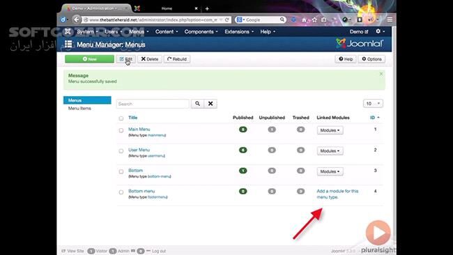 دانلود Pluralsight - Introduction to Joomla - دانلود فیلم آموزش آشنایی با جوملا - سافت گذر