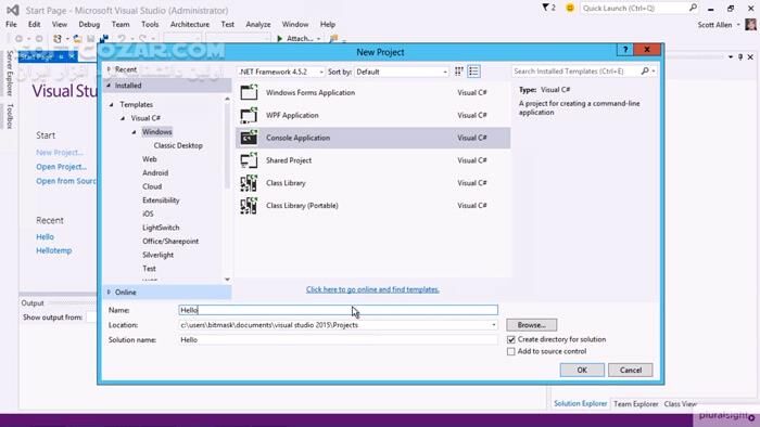 دانلود Pluralsight - C# Fundamentals with Visual Studio 2015 - دانلود فیلم آموزش مبانی سی‌شارپ با ویژوال استودیو 2015 - سافت گذر