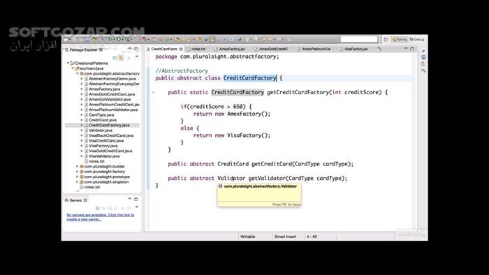 دانلود Pluralsight - Design Patterns in Java- Creational - دانلود فیلم آموزش الگوهای طراحی Creational در جاوا - سافت گذر