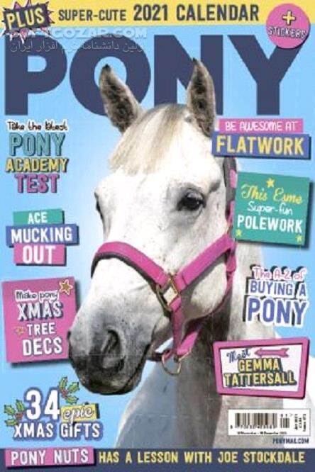 دانلود مجله تخصصی اسب سواری و مراقبت از اسب - دانلود کتاب مجله Pony Magazine ژانویه 2021 - سافت گذر