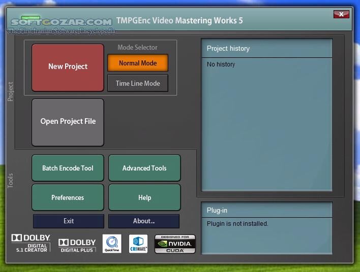 دانلود TMPGEnc Video Mastering Works 5.0.6.38 Retail + Portable - دانلود نرم افزار تبدیل فیلم ضبط شده توسط گیرنده های دیجیتالی - سافت گذر