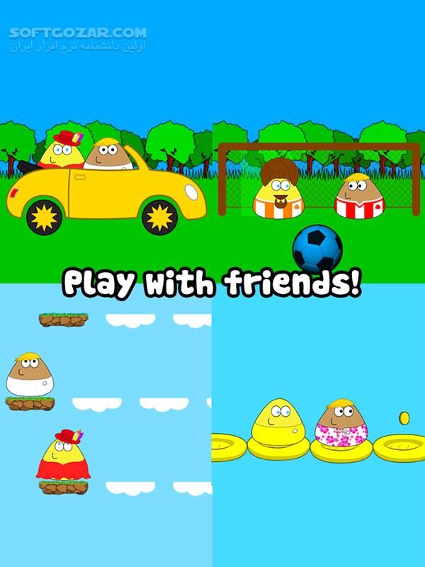 دانلود Pou 1.4.124 for Android +5.0 - دانلود بازی فرزندی به نام Pou برای اندروید - سافت گذر
