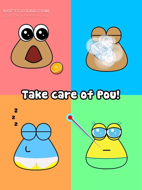 دانلود Pou 1.4.124 for Android +5.0 - دانلود بازی فرزندی به نام Pou برای اندروید - سافت گذر