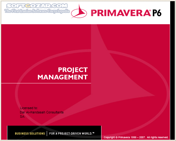 دانلود Primavera P6 6.0 / 7.0 / 8.3 / 16.1 / 17.7 - دانلود قویترین نرم افزار برای زمان بندی و کنترل پروژه - سافت گذر