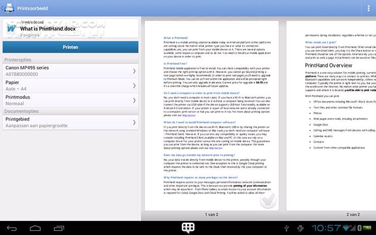 دانلود PrintHand Mobile Print Premium 14.5.0 for Android +5.0 - دانلود برنامه پرینت برای اندروید - سافت گذر
