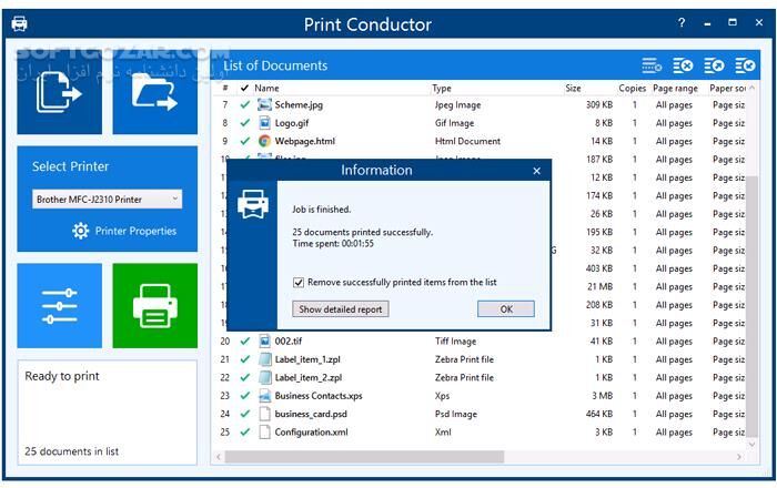 دانلود Print Conductor 9.0.2401.19160 - دانلود پرینت گرفتن از چندین فایل به‌طور همزمان - سافت گذر