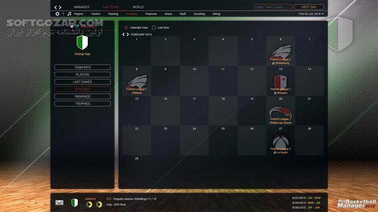دانلود Pro Basketball Manager 2016 - دانلود بازی مدیریت بسکتبال 2016 - سافت گذر