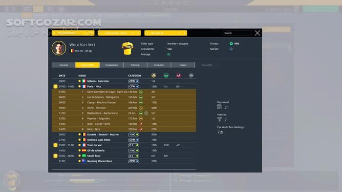 دانلود Pro Cycling Manager 2021 - دانلود بازی مدیریت دوچرخه سواری 2021 - سافت گذر