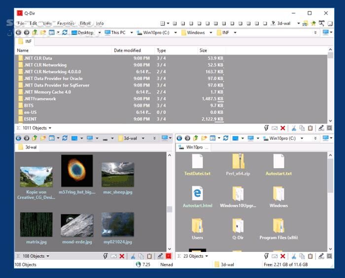 دانلود Q-Dir 12.42 - دانلود مدیریت فایل - سافت گذر