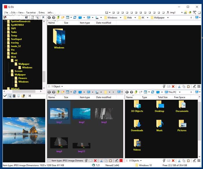 دانلود Q-Dir 12.42 - دانلود مدیریت فایل - سافت گذر