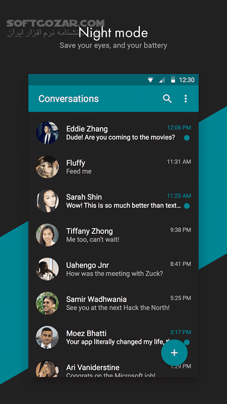 دانلود QKSMS+ Premium 3.8.1 for Android +4.0 - دانلود مدیریت پیام کوتاه با طراحی متریال برای اندروید - سافت گذر