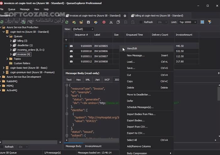 دانلود QueueExplorer Professional 5.0.63 - دانلود مدیریت پیام های ویندوز - سافت گذر