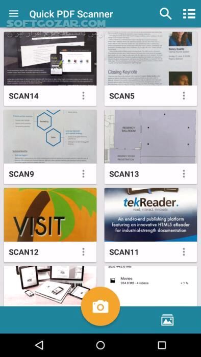 دانلود Quick PDF Scanner Pro 5.2.715 for Android +4.0 - دانلود اسکنر برای اندروید - سافت گذر
