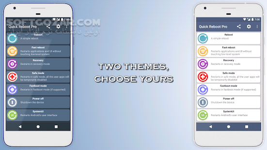 دانلود Quick Reboot Pro 2.1.5 for Android +4.0.2 - دانلود ری استارت سریع برای اندروید - سافت گذر