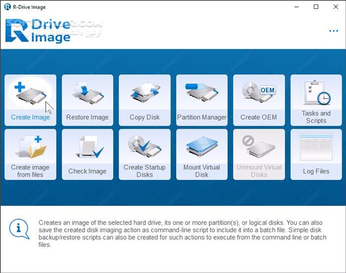 دانلود R-Tools R-Drive Image 7.3 Build 7312 + WinPE - دانلود پشتیبان‌گیری و بازیابی سریع - سافت گذر