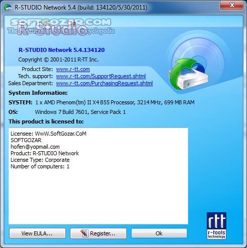 دانلود R-Studio 9.5 Build 191645 Technician + Network + BootCD - دانلود آر استودیو - سافت گذر