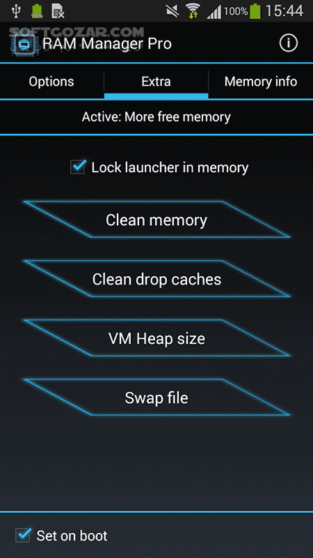 دانلود RAM Manager Pro 8.7.3 for Android +3.0 - دانلود مدیریت رم برای اندروید - سافت گذر