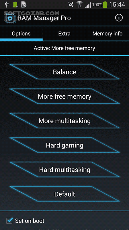 دانلود RAM Manager Pro 8.7.3 for Android +3.0 - دانلود مدیریت رم برای اندروید - سافت گذر