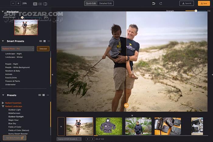 دانلود Radiant Photo 1.3.0.385 - دانلود ویرایش عکس حرفه ای - سافت گذر