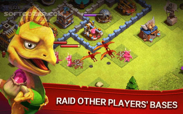 دانلود Raid Of Dino 1.6 for Android +2.2 - دانلود بازی آنلاین و پرطرفدار برای اندروید در سبک استراتژیک برای اندروید - سافت گذر