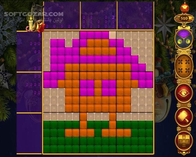 دانلود Rainbow Mosaics - Christmas Lights - دانلود بازی موزاییک‌های رنگین کمان - چراغ‌های کریسمس - سافت گذر