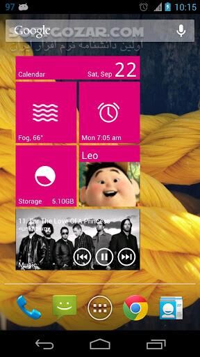 دانلود Real Widget 1.0.8 for Android +4.0 - دانلود ویجت با شمایل ویندوز فون 7 برای اندروید - سافت گذر