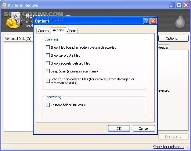 دانلود Recuva Technician 1.54.120 Final - دانلود نرم افزار بازیابی اطلاعات حذف شده - سافت گذر