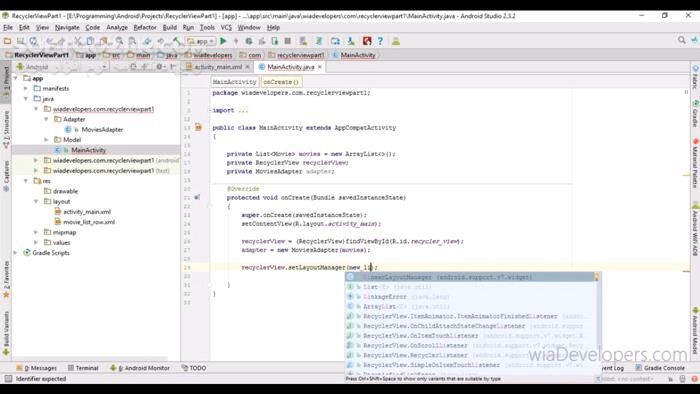دانلود دورهٔ ویدئویی «آموزش کار با RecyclerView در اندروید» به زبان فارسی - دانلود آموزش ریسایکلر ویو در اندروید - سافت گذر
