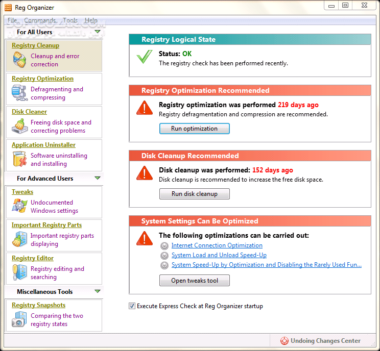 دانلود Reg Organizer 9.89 Final - دانلود پاک‌سازی و تعمیر رجیستری - سافت گذر