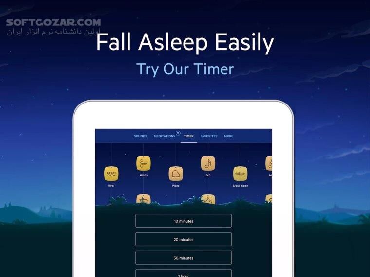 دانلود BetterSleep: Sleep tracker 25.21 for Android +8.0 - دانلود ریلکس ملودی برای اندروید - سافت گذر