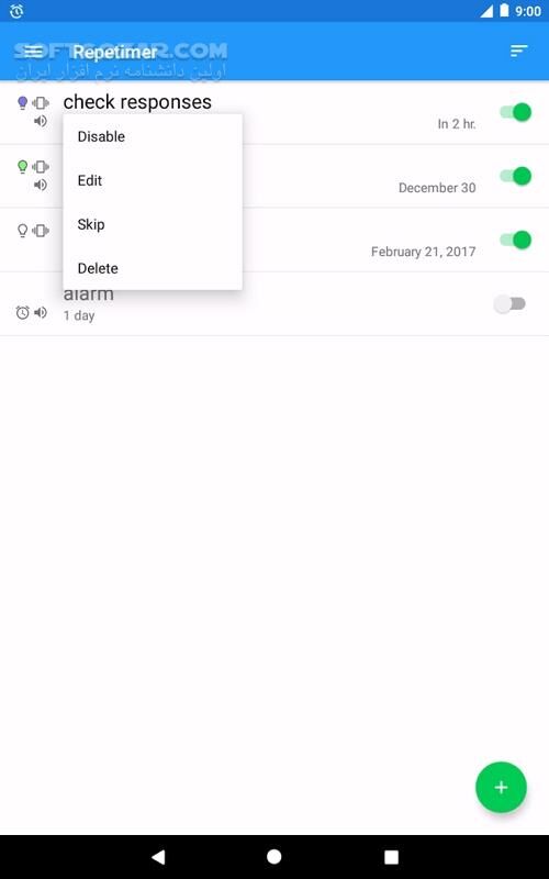 دانلود Repetimer Full v2.56.full for Android +4.1 - دانلود یادآور رپیتایمر برای اندروید - سافت گذر