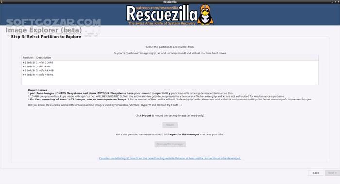 دانلود Rescuezilla 2.5.1 Noble Edition - دانلود پشتیبان گیری از هارد کامپیوتر - سافت گذر
